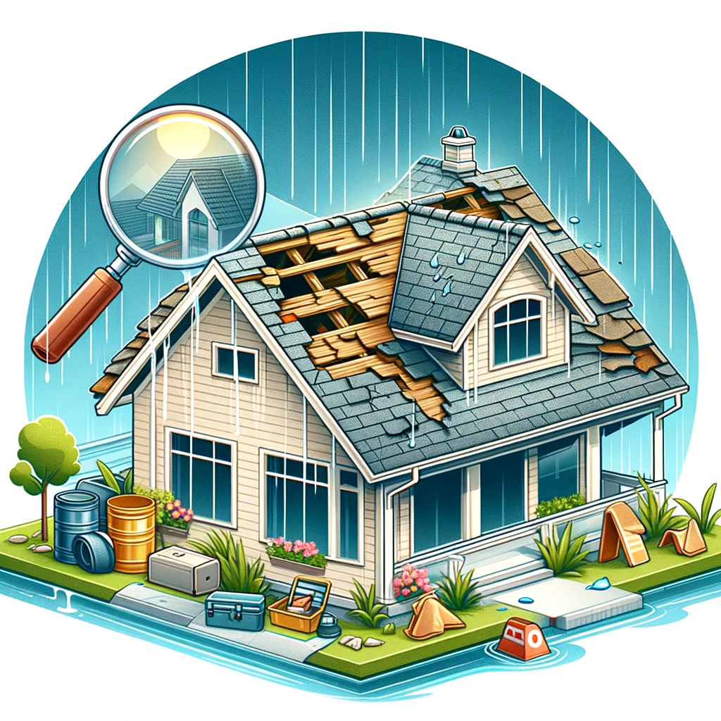 signs of roof damage